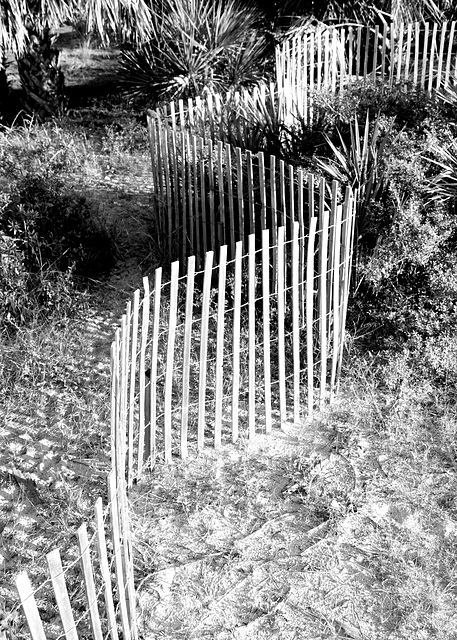 Winding fence