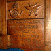 Detail of Pulpit, Saint Michael's Church, Birchover, Derbyshire