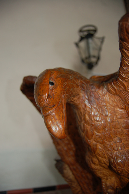 Detail of Pulpit, Saint Michael's Church, Birchover, Derbyshire