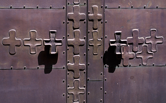 Door with Crosses