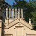 waterlow lodge, highgate, london, c19 terracotta neo-tudor chimneys of 1840