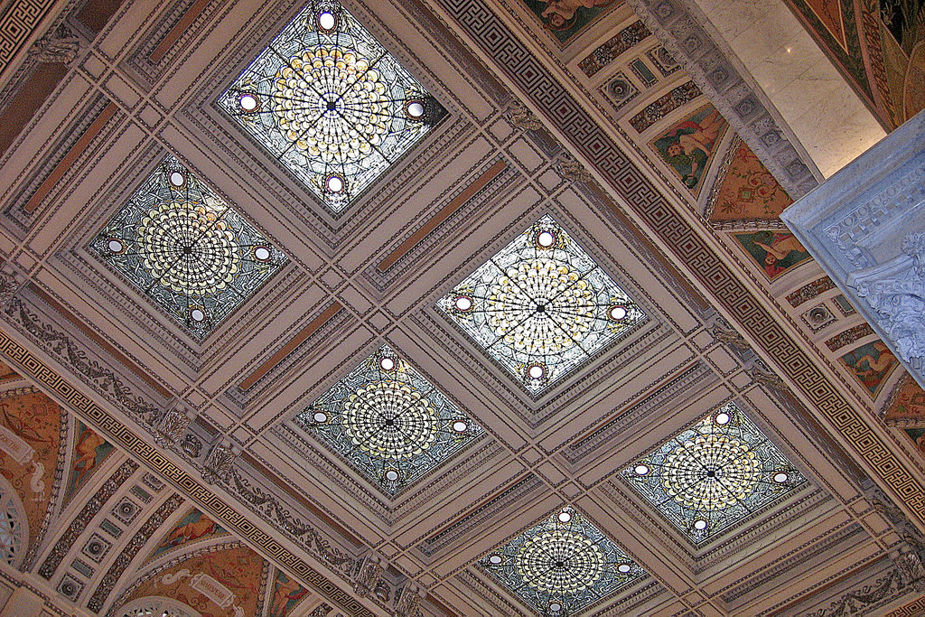 Ceiling – Library of Congress, Washington, D.C.
