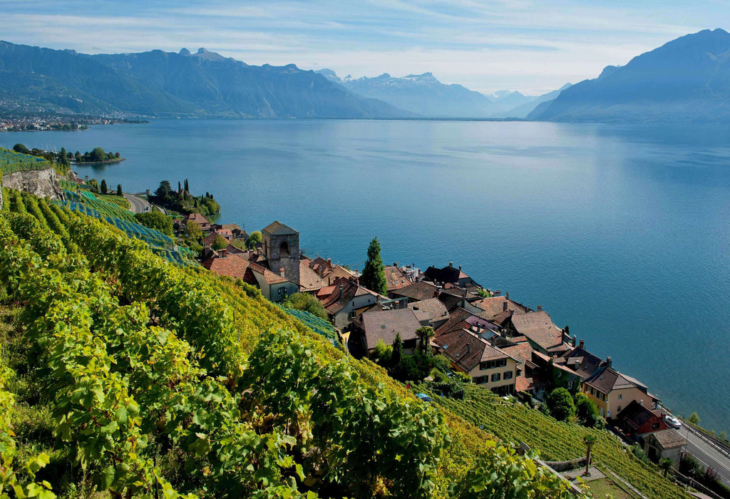 Lavaux et le lac Léman...
