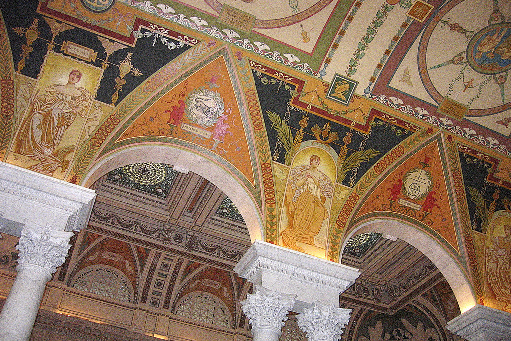 Ceiling – Library of Congress, Washington, D.C.