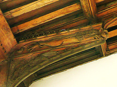 mildenhall roof ; lion