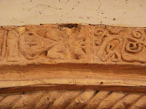 swell c.1130 male exhibitionist, chancel arch