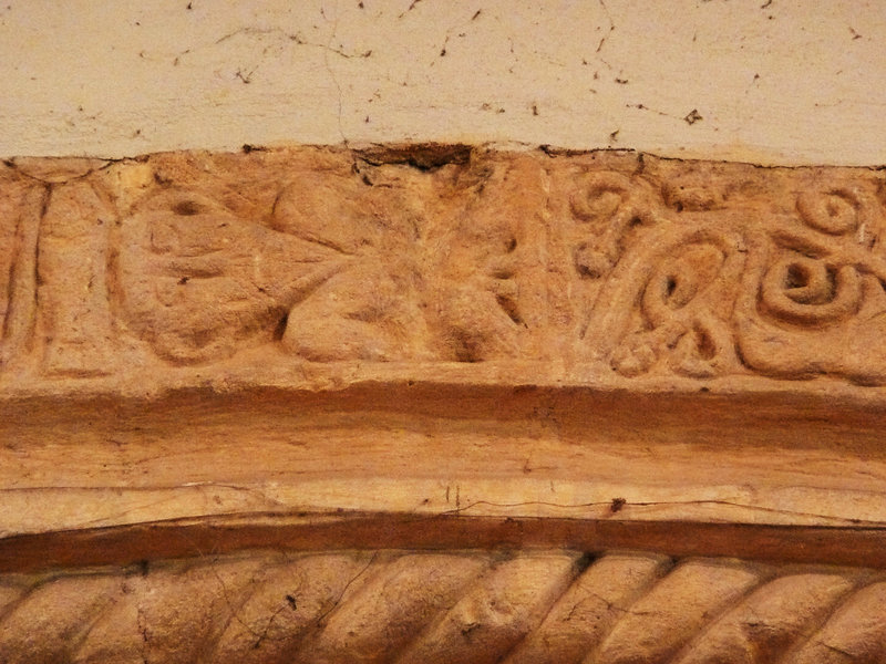 swell c.1130 male exhibitionist, chancel arch