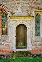 Wyddial church, north door