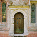 Wyddial church, north door