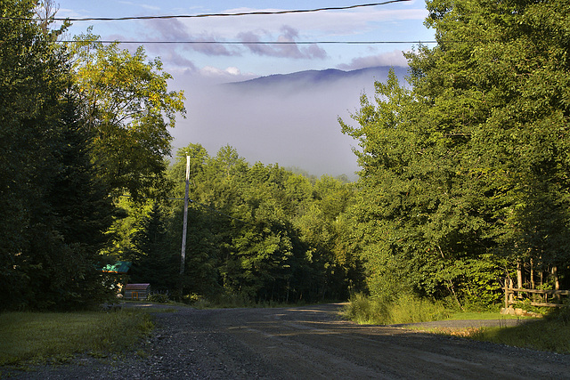 Looking Towards Bolton Pass from Mountain Road – South Bolton, Québec