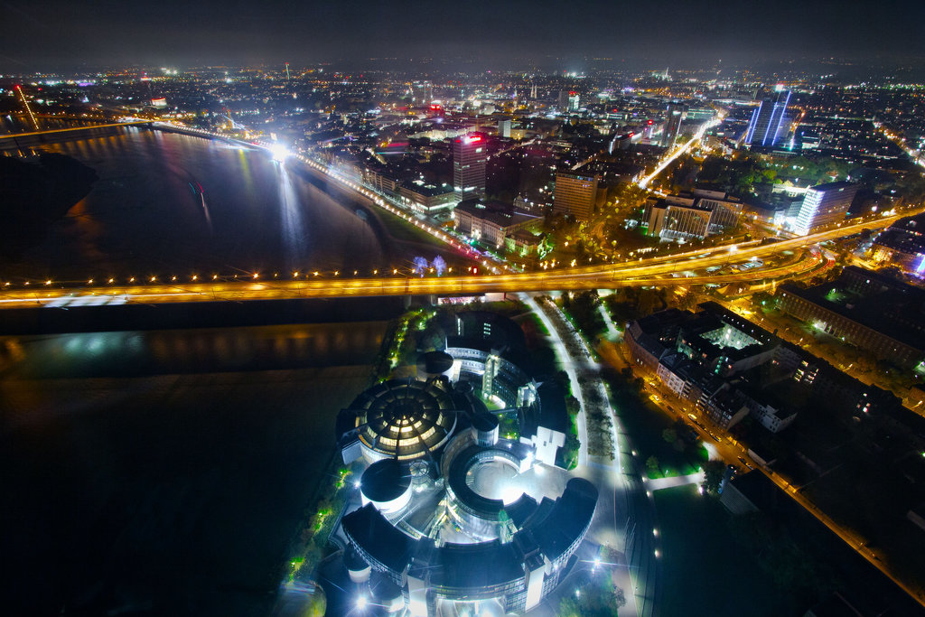 Düsseldorf bei Nacht