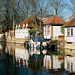 The River Lea at Ware, Hertfordshire