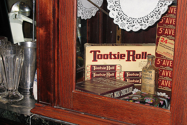 Tootsie Rolls – Bunting's Pharmacy Display, Museum of Industry, Baltimore, Maryland