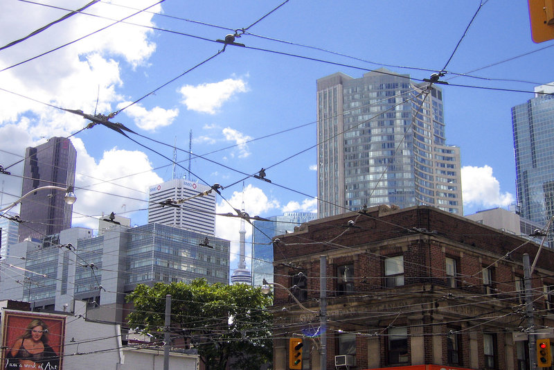 Crossed Wires – Dundas and Church Streets, Toronto, Ontario