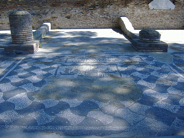 Ships and Lighthouse Mosaic