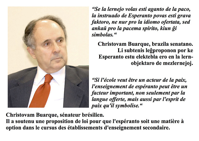 (EO/FR) — Christovam Buarque, Brazilo/Brésil