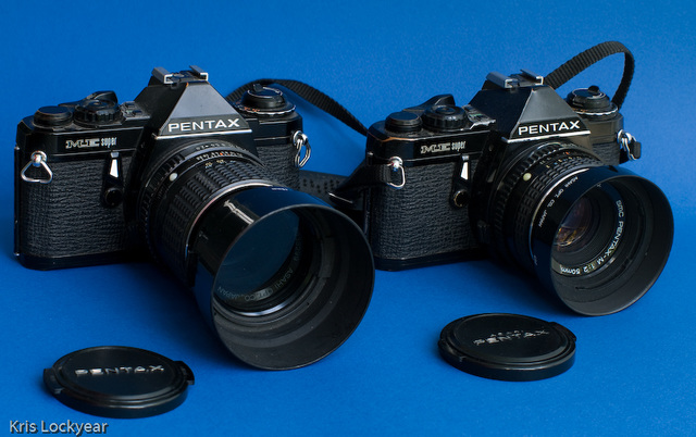 A Brace of Black Pentax ME Supers