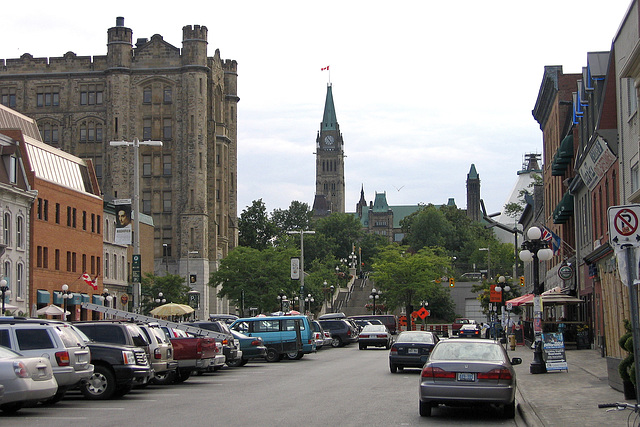 Parliament from the Byward Market, Ottawa