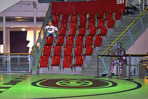 Centre Ice With the Rocket – The Forum, Montreal