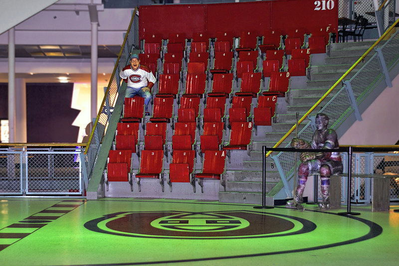 Centre Ice With the Rocket – The Forum, Montreal