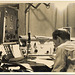 Grenzwellen-Arbeitsplatz 1958,  DAC 2153 und 2802 kHz