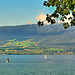 Le lac de Neuchâtel et le Jura...