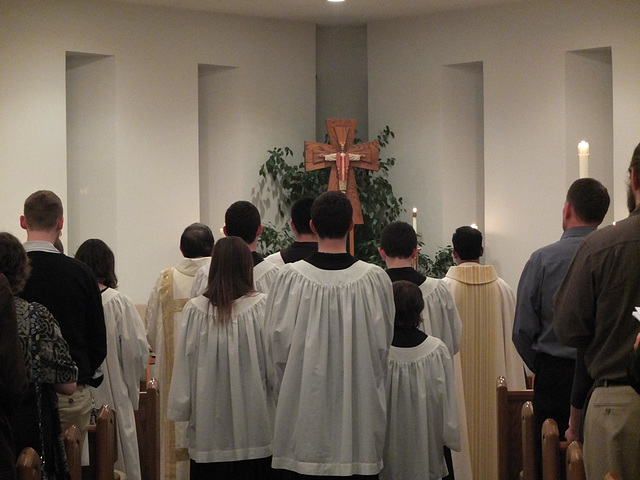 The Easter Vigil is ended