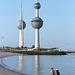 Kuwait Towers and the Persian Gulf