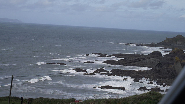 Looking up the coast towards Westward Ho!