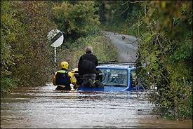 Car just couldn't get through