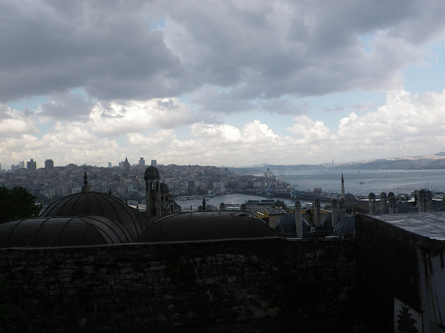 Vue sur le Bosphore depuis la Suleymanié, 3