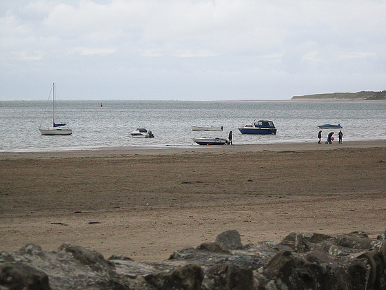 View from Instow looking out to the ocean