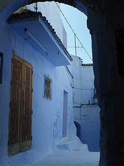 Calles azules de Chauen I / Bluaj stratoj de Ŝefŝaŭeno 1