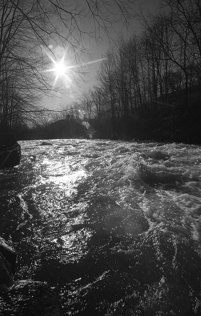 The Croton River, angry