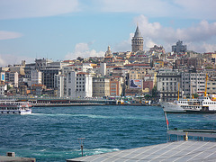 Galata vue du bateau.