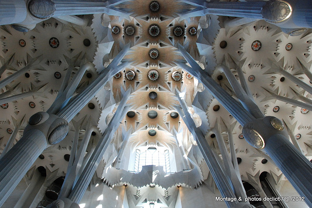 Cathédrale ,la symétrie façon Gaudi