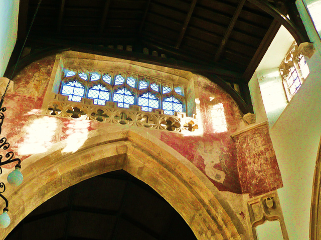 hook norton c15th wall painting