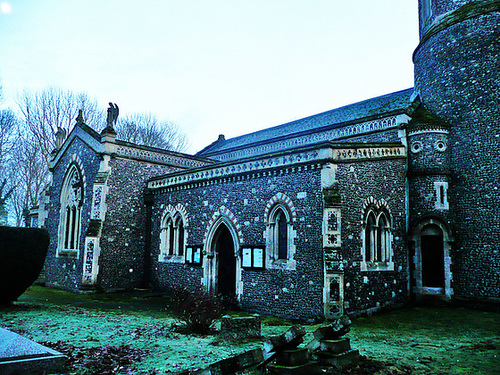 brome church suffolk 1863 n.w.view c19