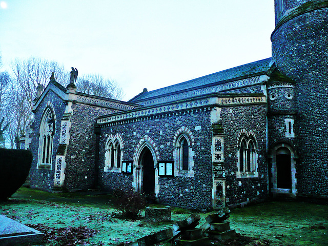 brome church suffolk 1863 n.w.view c19