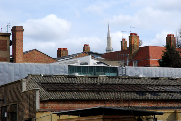 Minaret and chimneys