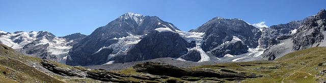 Panorama Hintergrathütte im August 2012