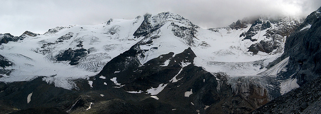 Panorama Hintergrathütte im August  2010