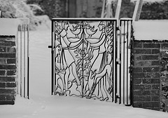 Snowy gate