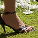 ankle strap heels (F)