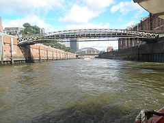 Fahrt durch die Speicherstadt