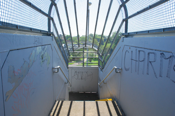 Rail footbridge nr. Mottingham