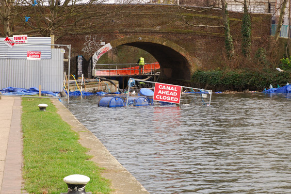 Canal Ahead Closed