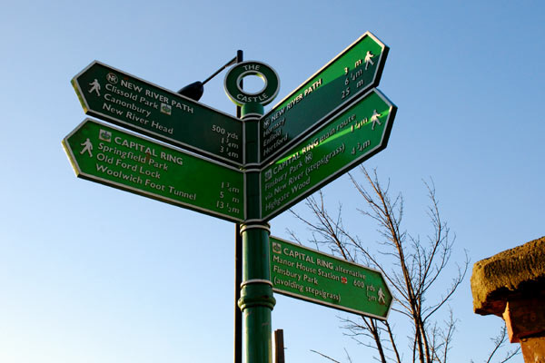 Main sign, the Castle