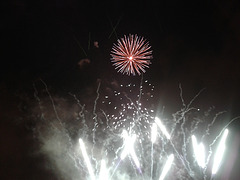 Fuegos artificiales.