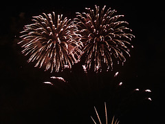 Fuegos artificiales.